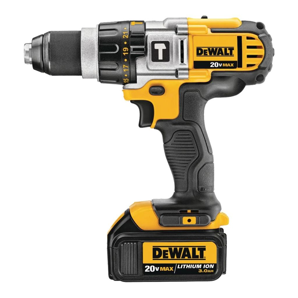 TALADRO DEWALT ATOR.C/PERCUS. INALAMBRICO 20V - 3 AH DCD985L2-AR (PREMIUM) 13 MM.