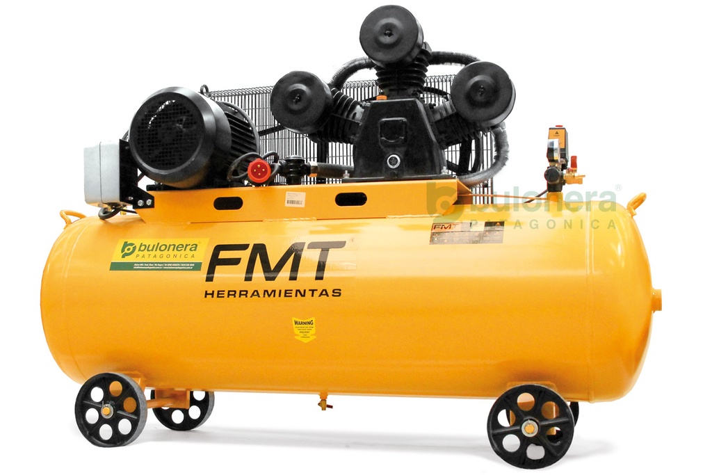 COMPRESOR FMT CORREA 10 HP.TRIF.BAJA/BAJA 8 BAR TB-100350