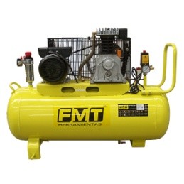 COMPRESOR FMT CORREA 3 HP.MONOF.BAJA/BAJA 8 BAR TB-30150M 150 LT.