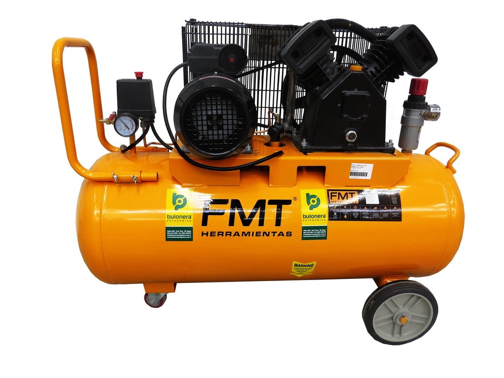 COMPRESOR FMT CORREA 3 HP.TRIF.ALTA/BAJA 12 BAR TB-30150T 150 LT.