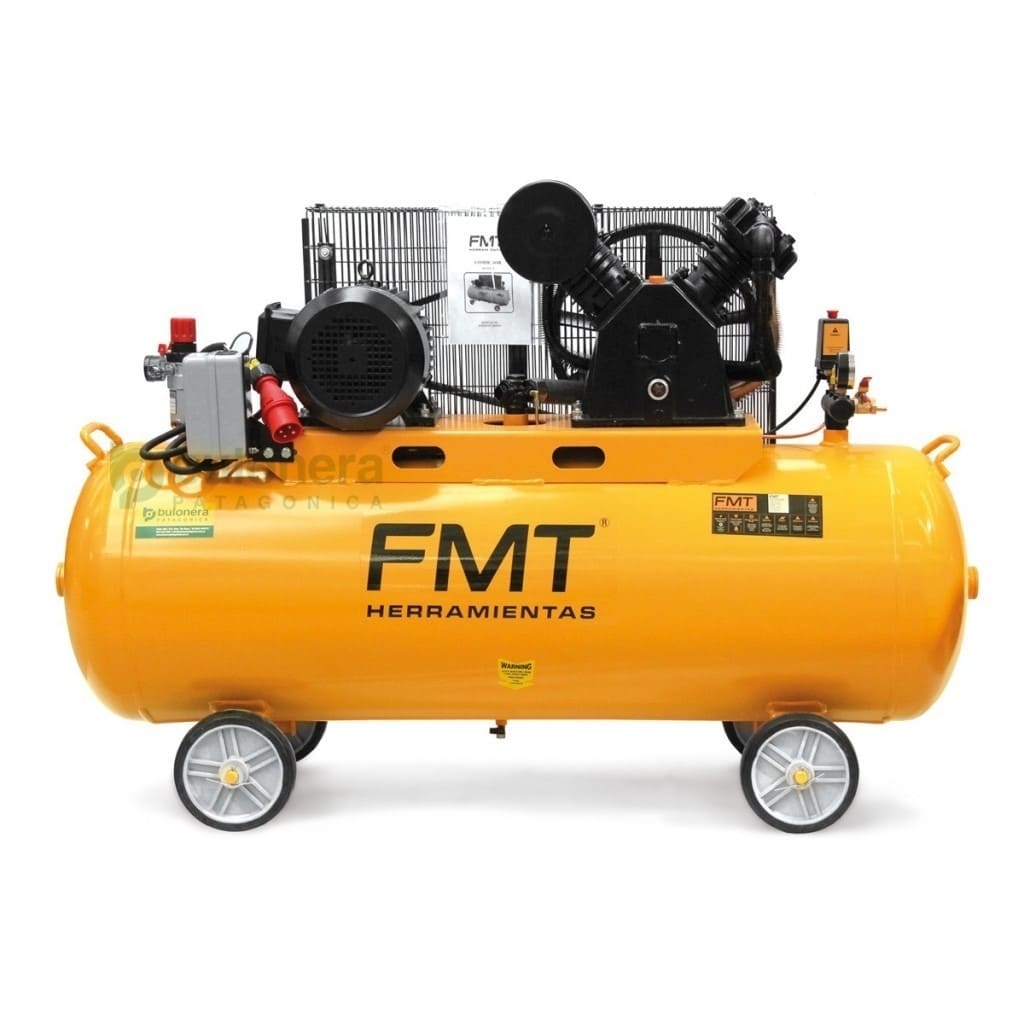 COMPRESOR FMT CORREA 3 HP.TRIF.BAJA/BAJA 8 BAR TB-30150 150 LT.