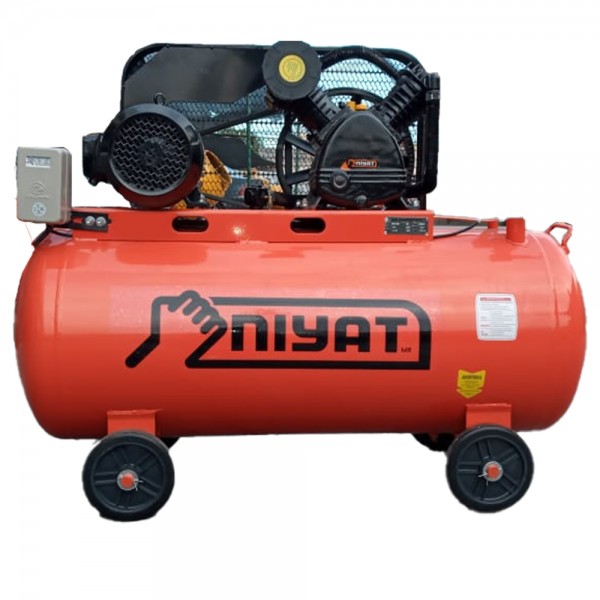 COMPRESOR NIYAT CORREA 6 HP.TRIF.ALTA/BAJA 12.5 BAR NIYAT-5.250T 250 LT.