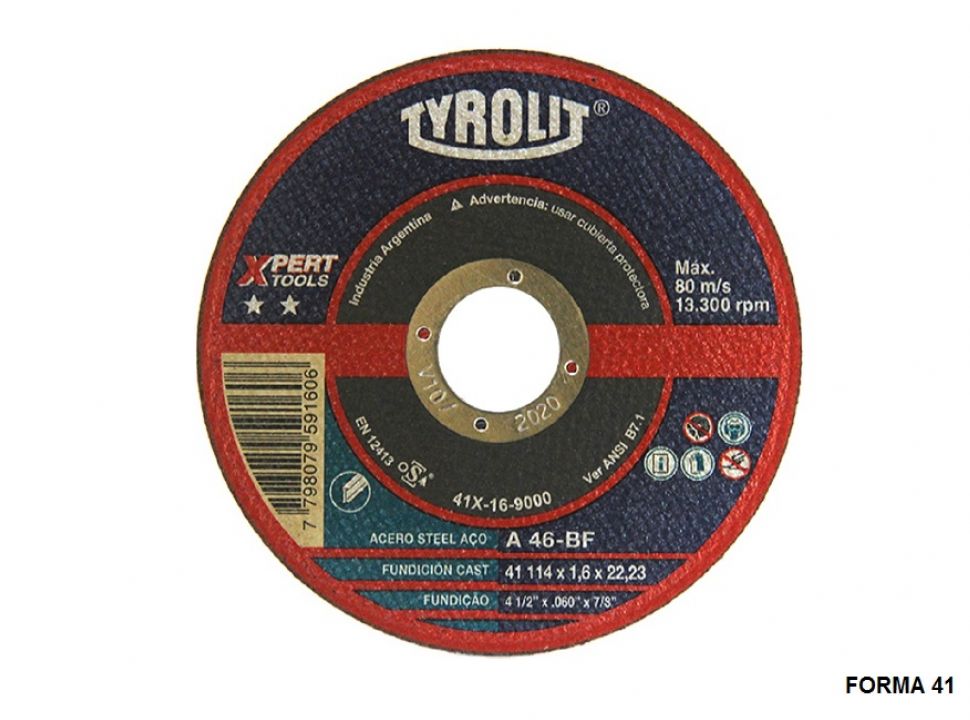 DISCO TYROLIT A30 XPERT A30-BF 114 X 3 X 22.2