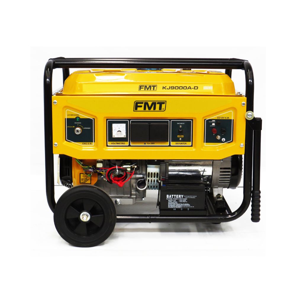 GENERADOR FMT 4T 16 HP.MONOF.ENC.ELECT.S/BATERIA KJ9000A-D 7 KVA.