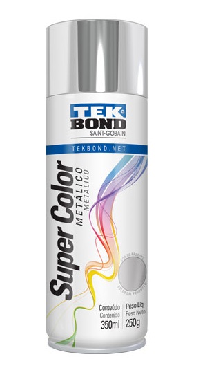 PINTURA AEROSOL TEKBOND ESMALTE SINTETICO ALUMINIO 200 CC.