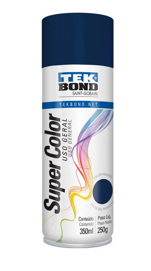 PINTURA AEROSOL TEKBOND ESMALTE SINTETICO AZUL 200 CC.