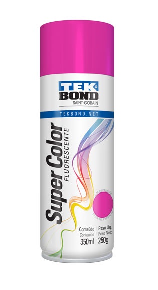 PINTURA AEROSOL TEKBOND FLUORECENTE ROSA 200 CC.