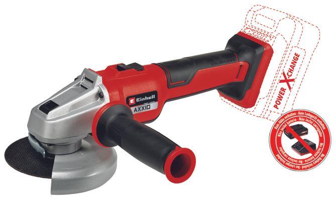 AMOLADORA ANG.EINHELL 18V S/CARGADOR Y BATERIA 5&quot; AXXIO 18/125