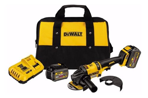 AMOLADORA ANGULAR DEWALT 60 V.4.1/2 CON 2 BATERIAS .C/CARGADOR DCG418T2