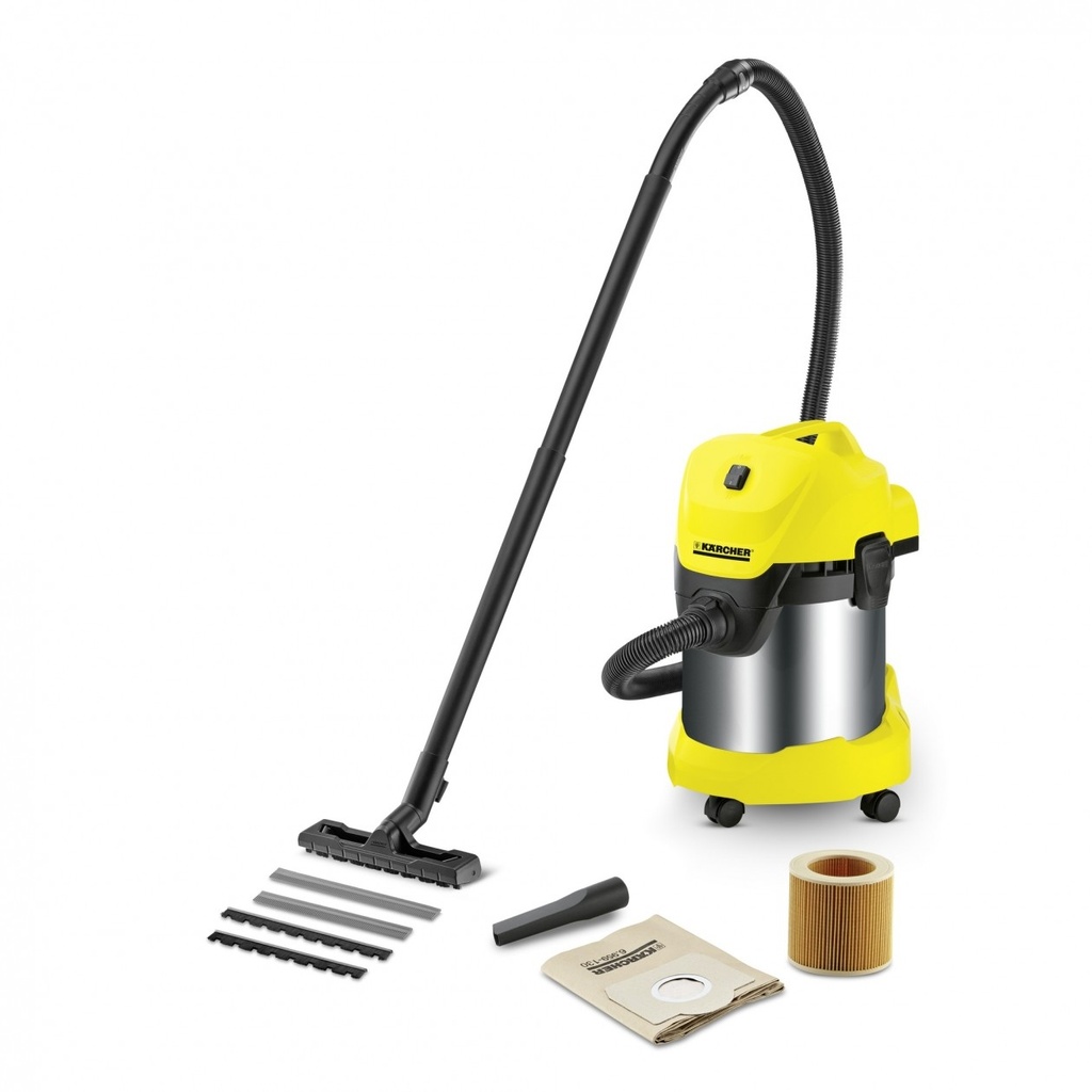 ASPIRADORA KARCHER 1000 W. WD 3 PREMIUM 17 LT/SEG.