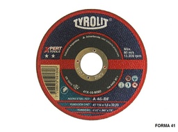 [TY41X179003] DISCO TYROLIT XPERT A60-BF PLANO A60-BF 114 X 1 X 22.2