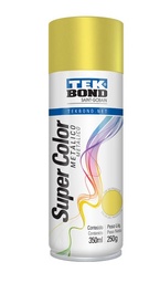 [TEKB714606] PINTURA AEROSOL TEKBOND ESMALTE SINTETICO METALICO DORADO 200 CC.