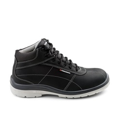 [FUNCSTREETN36] BOTIN FUNCIONAL ULTRA LIVIANO CUERO NEGRO C/PUNTERA STREET Nº 36